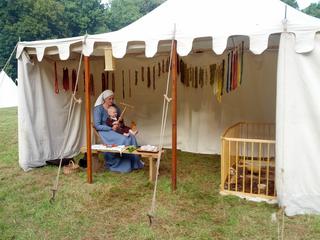 Verschillende gekleurde strengen wol