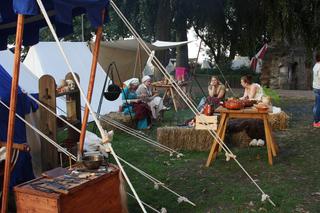 Mensen in het kampement